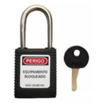 Cadeado de Bloqueio NR10 e NR12 Haste em Aço Inox 38mm BD-G05